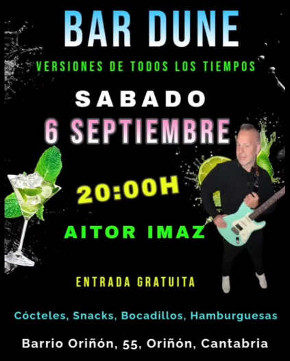 Aitor Imaz en Bar Dune